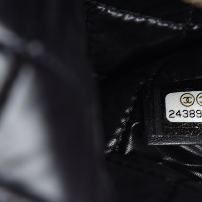 Chanel Velvet Quilted Medium Cosmetic Case Black 6 of 8