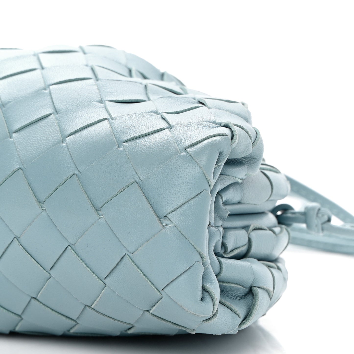 Nappa Intrecciato The Mini Pouch Ice