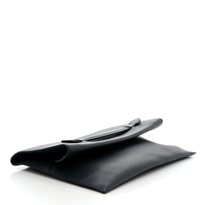 Hermes Evercolor Pliplat Clutch Bleu De Prusse 4 of 8