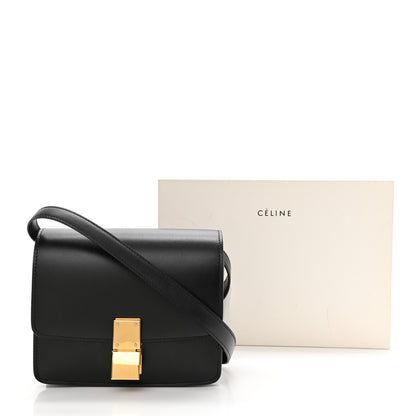Celine Box Calfskin Small Classic Box Flap Bag Black 13 of 13