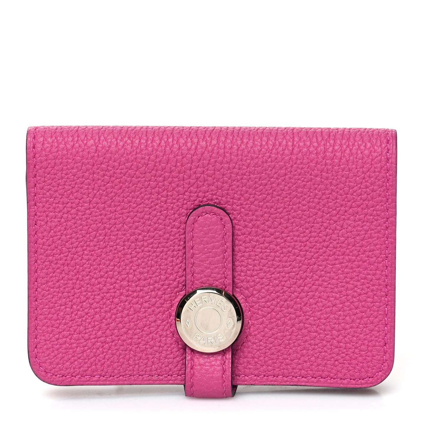 Togo Dogon Card Case Rose Pourpre