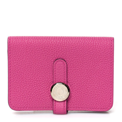 Hermes Togo Dogon Card Case Rose Pourpre 1 of 10