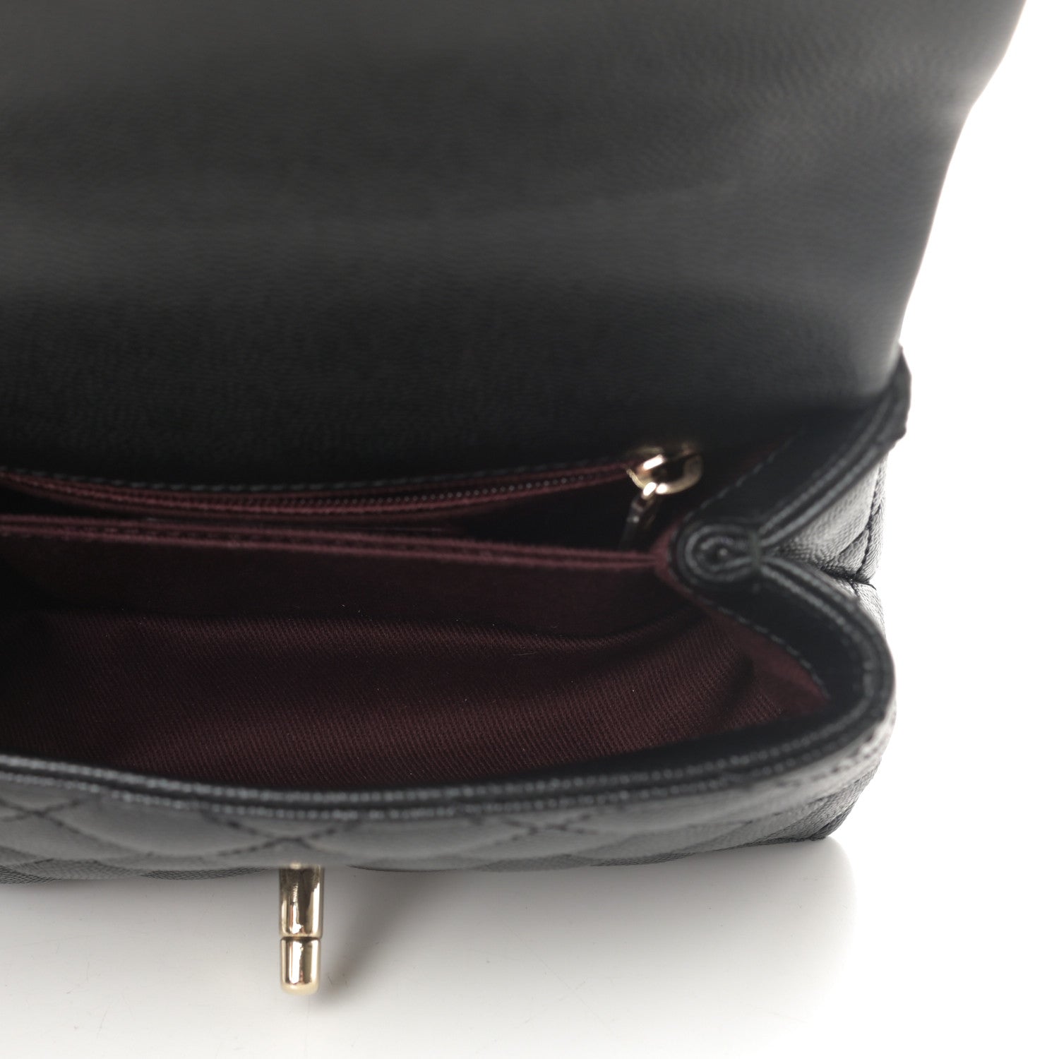 Chanel Caviar Quilted Extra Mini Coco Handle Flap Black 5 of 11