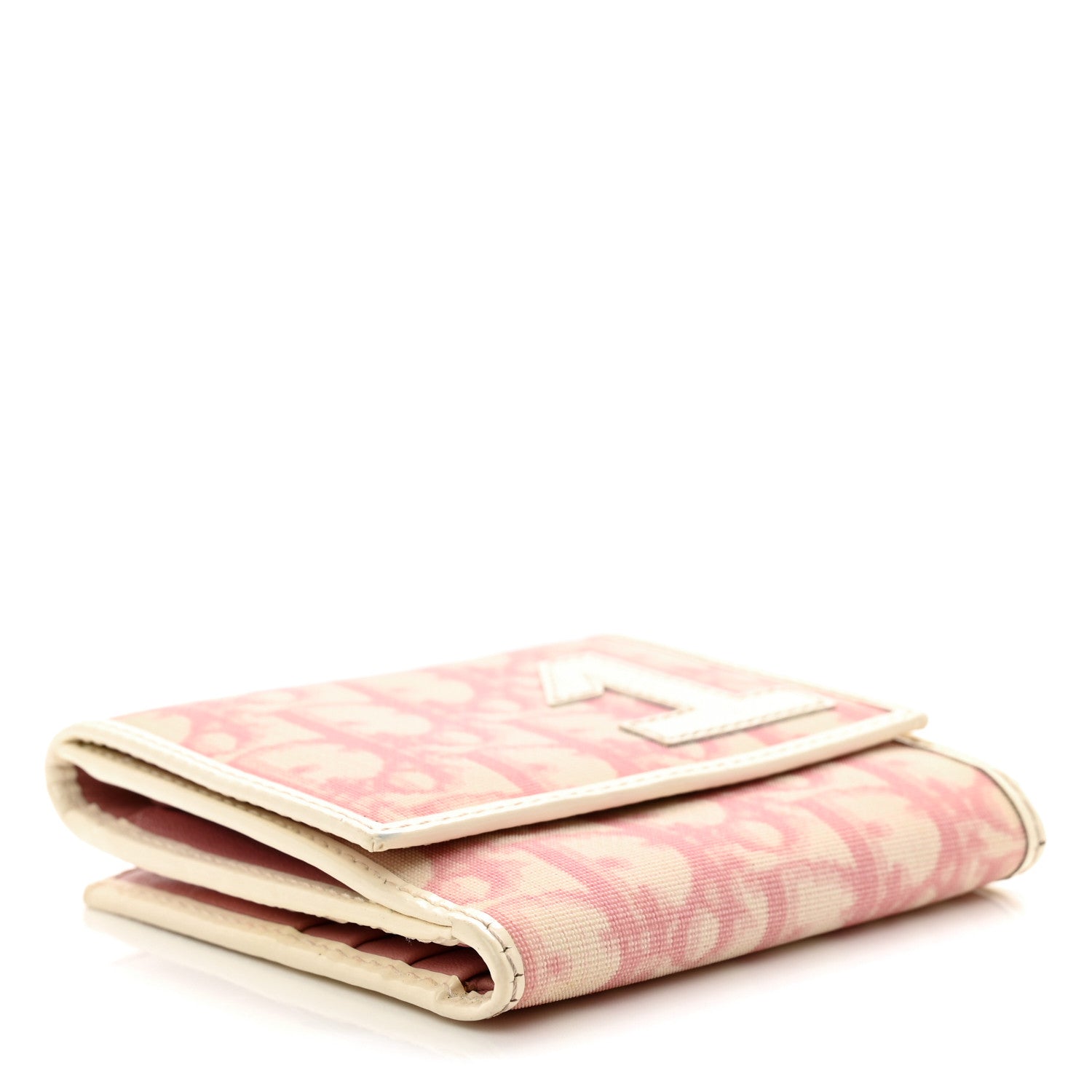 Christian Dior Monogram Girly Flap Compact Wallet Pink 4 of 9