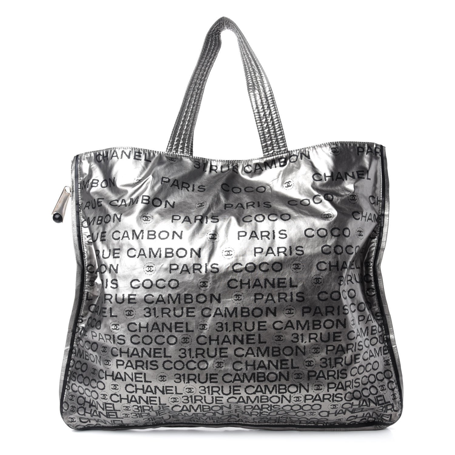 Chanel Coated Canvas Unlimited Large Tote Argent Fonce 1 of 10
