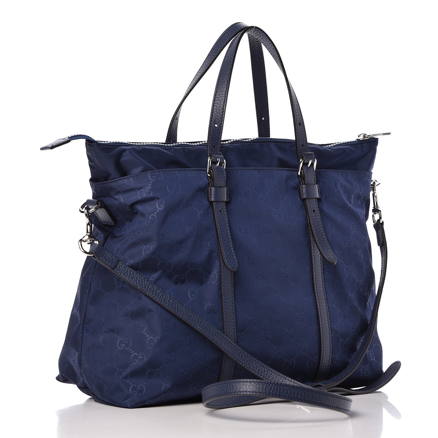 Gucci Nylon Monogram Zippered Tote Tide 3 of 10