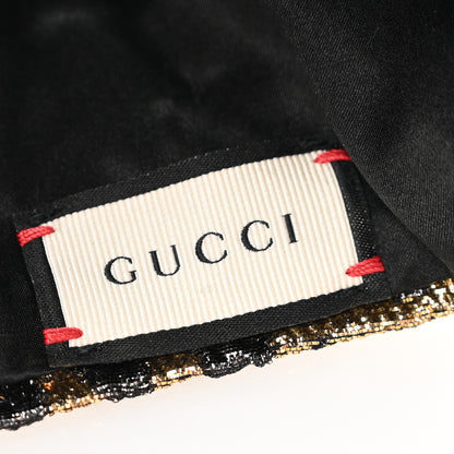 Gucci Metallic Leonte Turban Black Gold 9 of 9