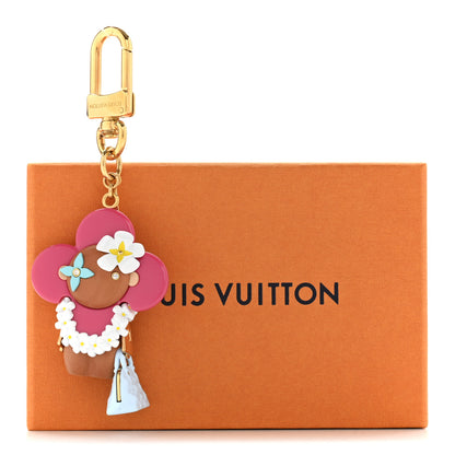 Louis Vuitton Resin Wood Vivienne Hawaii Bubblegram Alma BB Bag Charm Key Holder 5 of 5