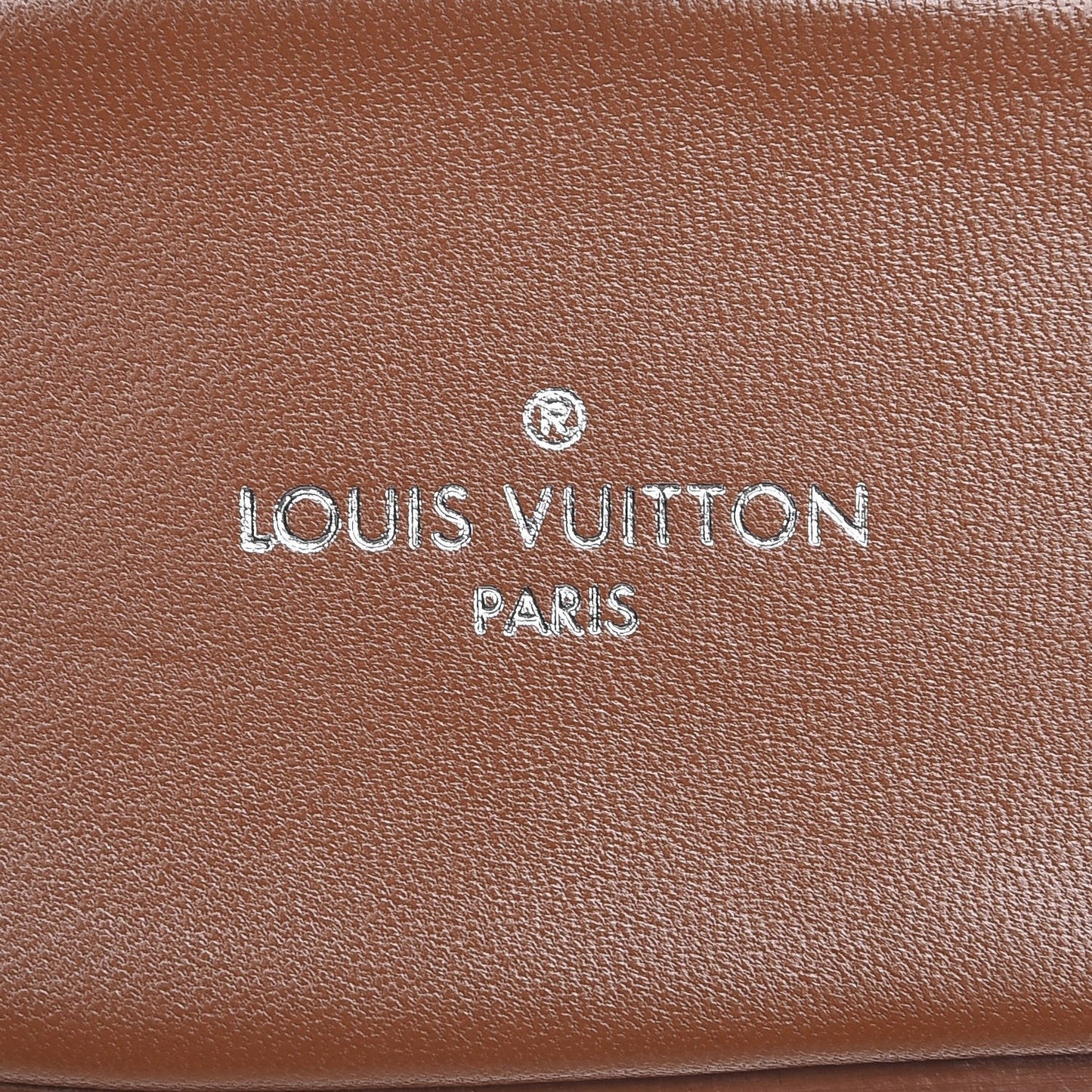 Patent Monogram Lock It Flat Mule 37.5 Cacao