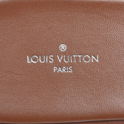 Louis Vuitton Patent Monogram Lock It Flat Mule 37.5 Cacao 7 of 7