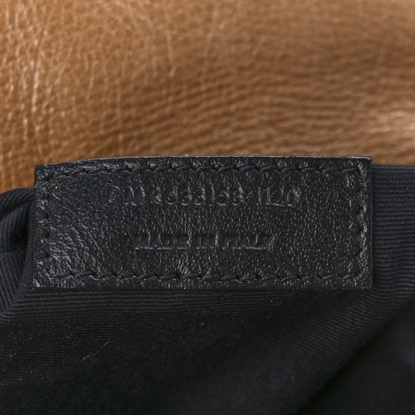 Crinkled Calfskin Matelasse Monogram Medium Niki Chain Satchel Caramel