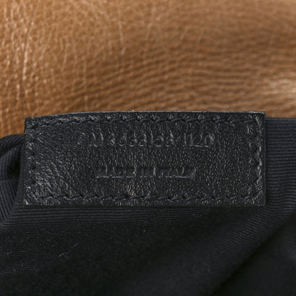 Saint Laurent Crinkled Calfskin Matelasse Monogram Medium Niki Chain Satchel Caramel 8 of 13