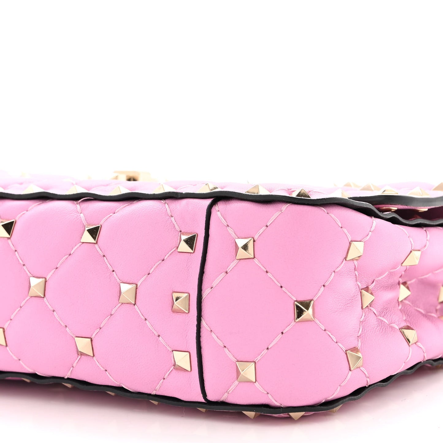 Nappa Small Rockstud Spike Shoulder Bag Giacinto