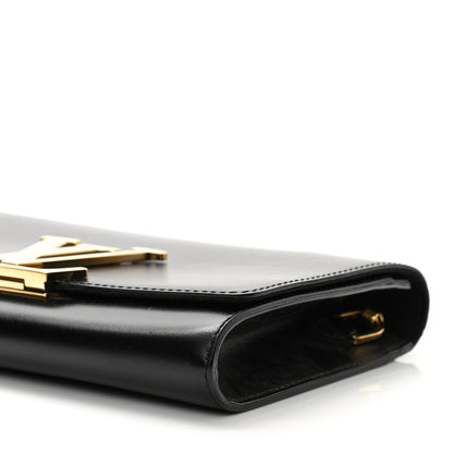 Louis Vuitton Calfskin Chain Louise GM Black 8 of 9