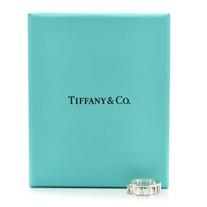 Tiffany Sterling Silver Wide Atlas Open Ring 48 4.5 5 of 5