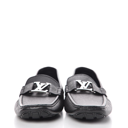 Louis Vuitton Taiga Monte Carlo Moccasin Loafers 8 Black 2 of 8