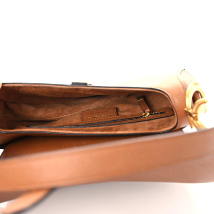 Christian Dior Grained Calfskin Saddle Bag Camello 9 of 11