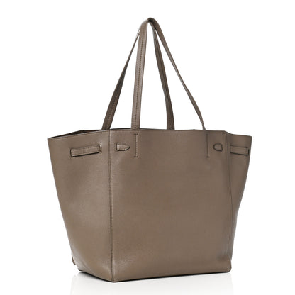 Celine Soft Grained Calfskin Belt Cabas Phantom Souris 2 of 6