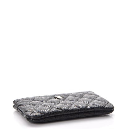 Chanel Caviar Quilted Small Cosmetic Case Black 4 of 8