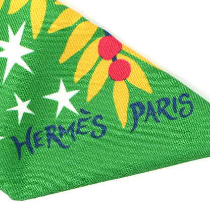 Hermes Silk Le Charme D Orphee Twilly Vert Vif Jaune Vif 2 of 4