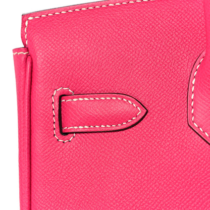 Hermes Epsom Birkin 30 Rose Tyrien 15 of 37