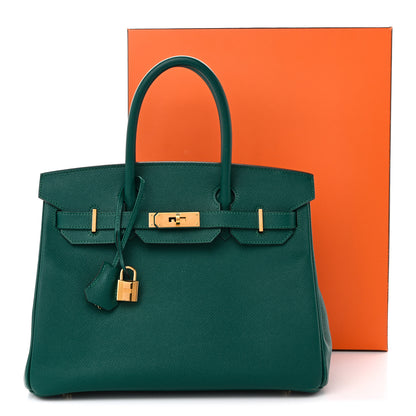 Hermes Epsom Birkin 30 Malachite 19 of 19
