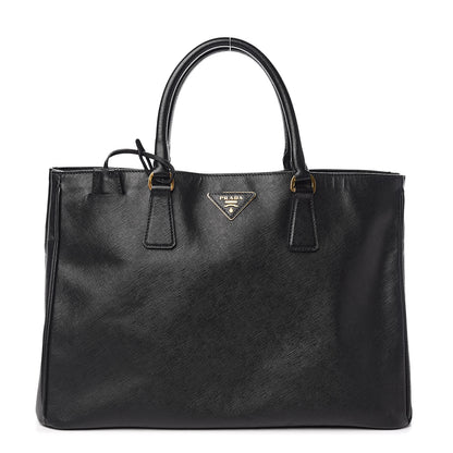 Prada Saffiano Lux Large Tote Black 1 of 10