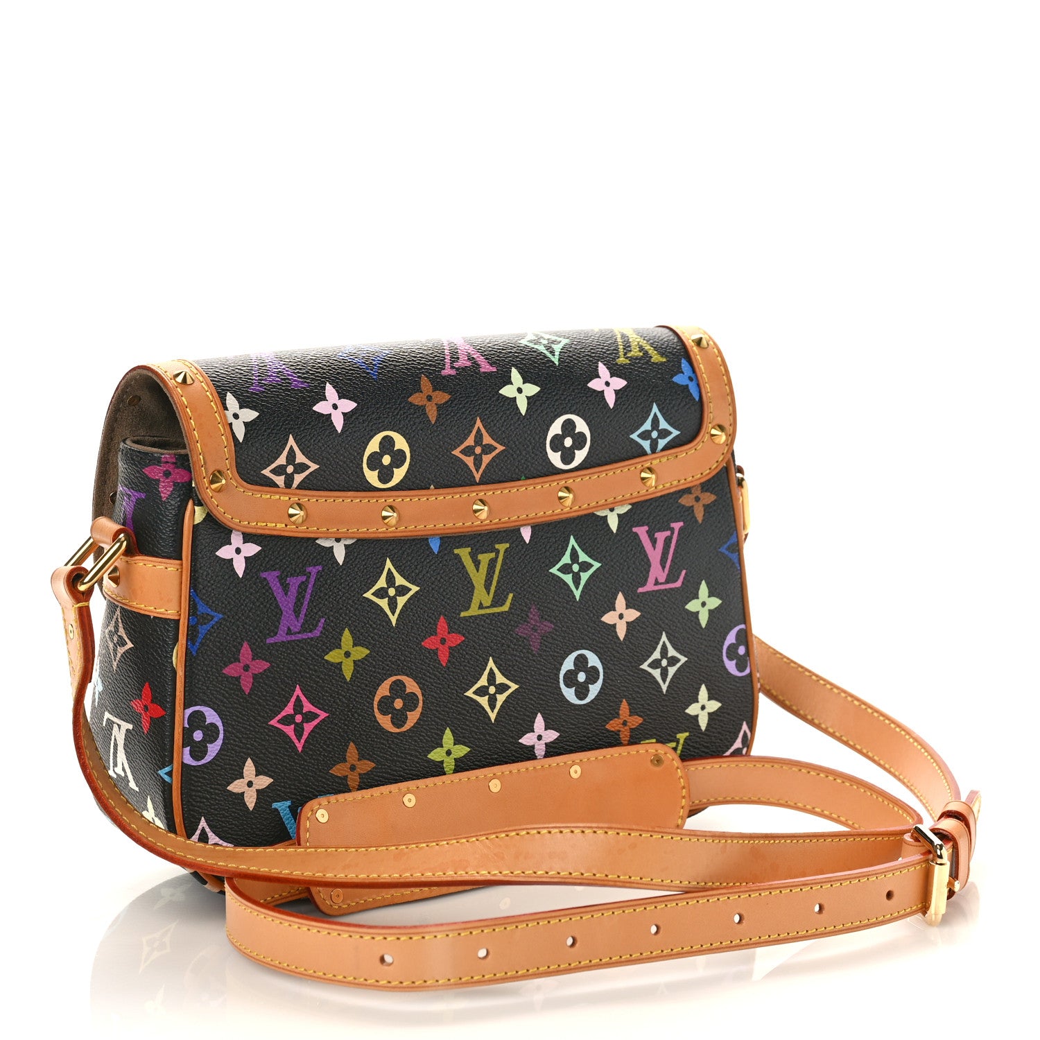 Louis Vuitton Monogram Multicolor Sologne Black 3 of 8