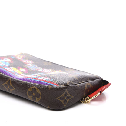 Louis Vuitton Monogram 2020 Christmas Animation Bumper Cars Mini Pochette Accessories Coquelicot 6 of 9