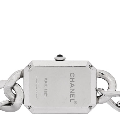 Chanel Stainless Steel 20mm Chain Premiere Quartz Watch Black 4 of 4