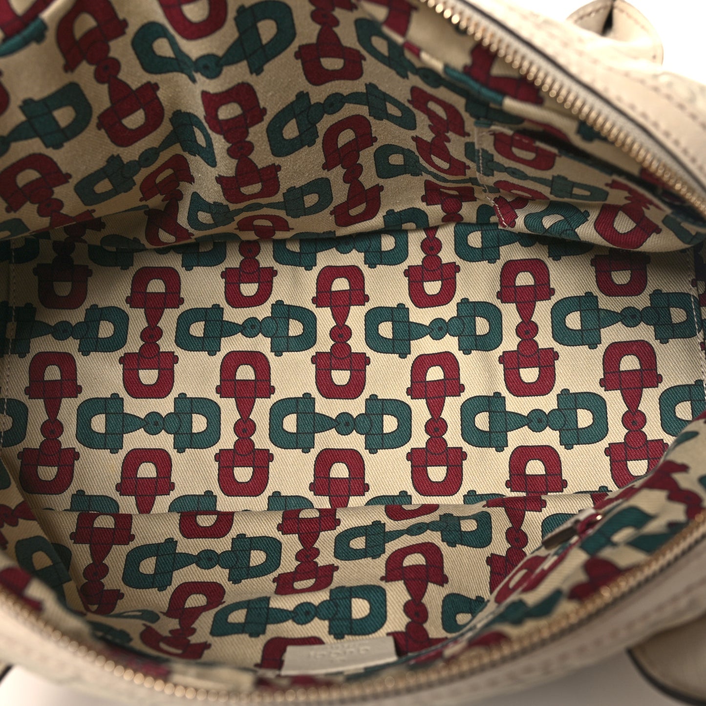 Guccissima Small Princy Satchel Off White