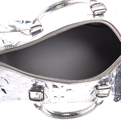 Louis Vuitton Monogram Miroir Speedy 30 Silver 7 of 20
