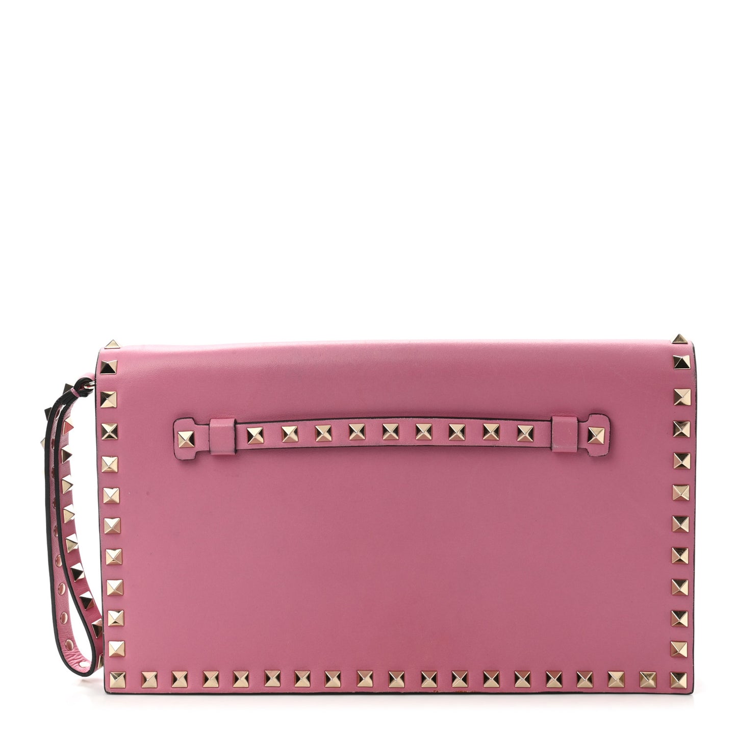 Nappa Rockstud Wristlet Clutch Ninphea