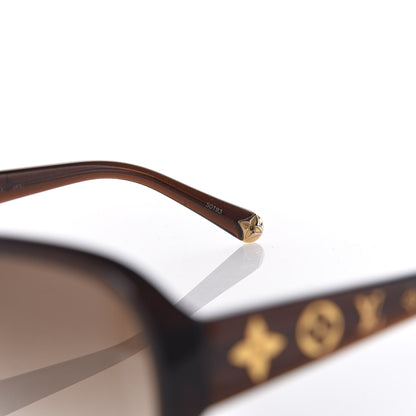 Louis Vuitton Obsession GM Sunglasses Z0459E Brown Glitter 7 of 8