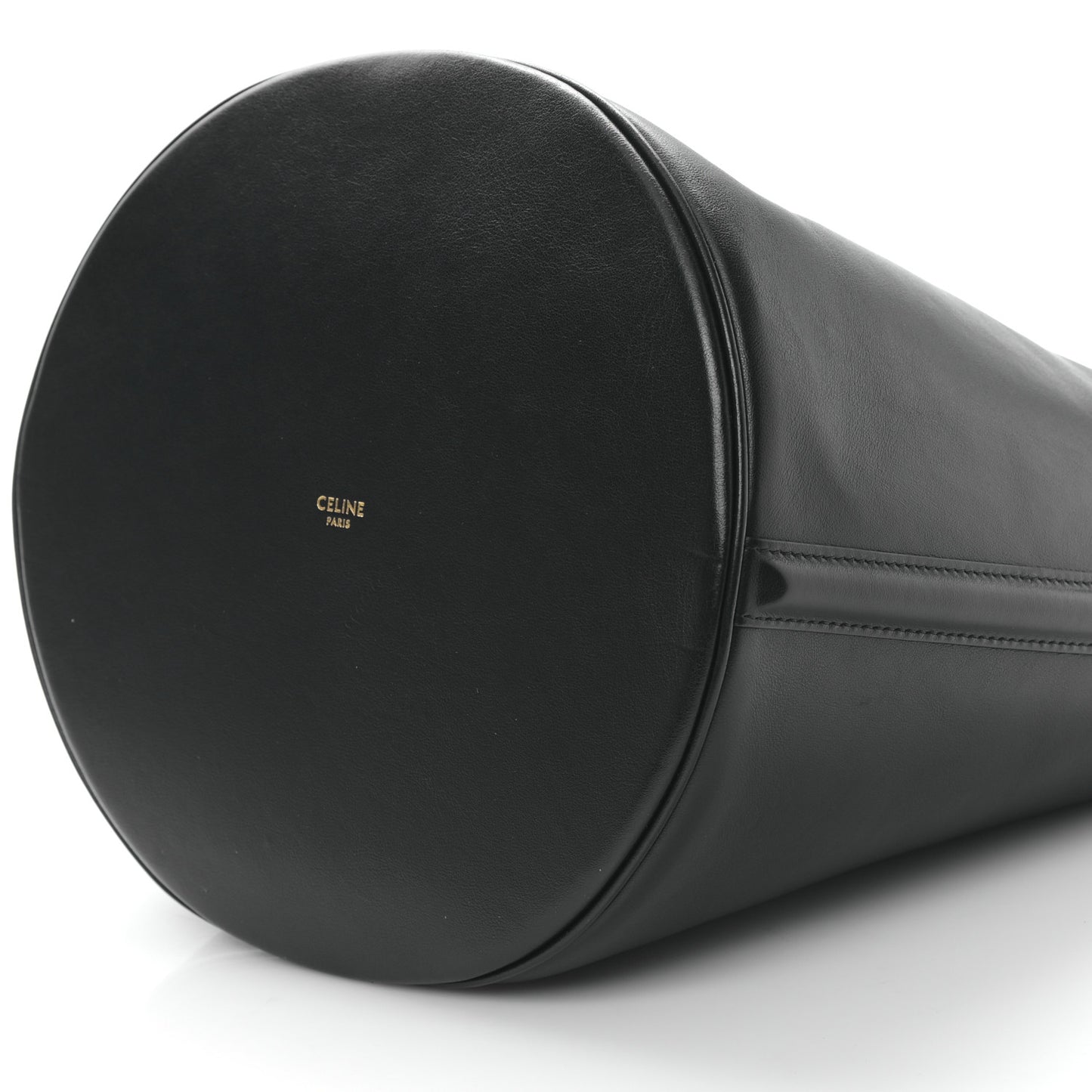 Smooth Calfskin Bucket 16 Bag Black