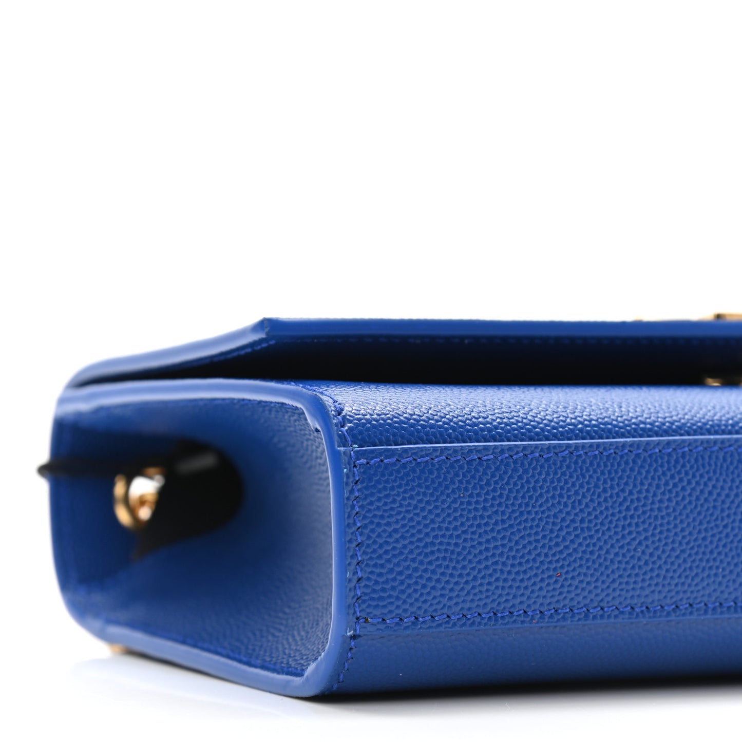 Grain De Poudre Small Classic Monogram Kate Satchel Royal Blue
