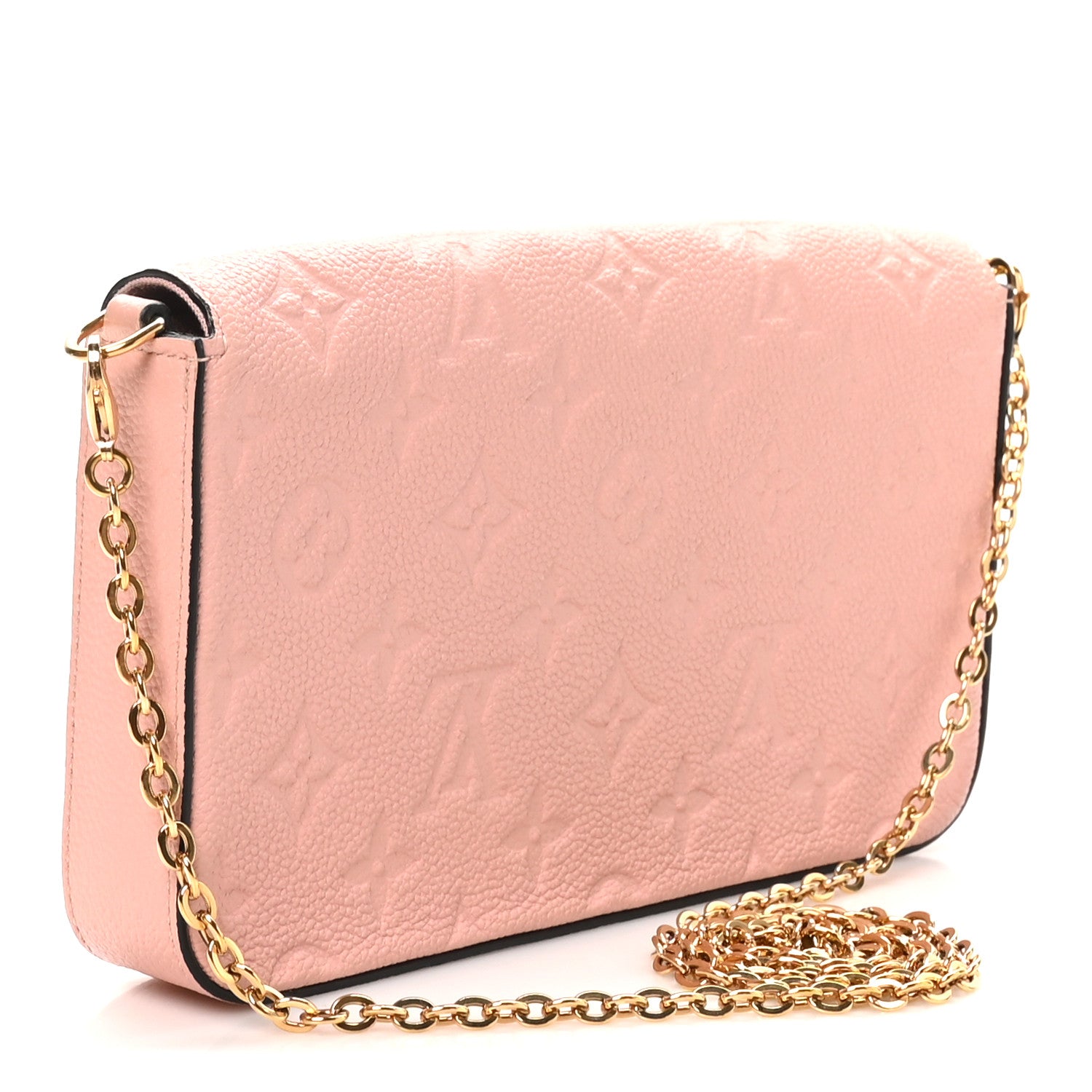 Louis Vuitton Empreinte Pochette Felicie Chain Wallet Rose Poudre 4 of 12