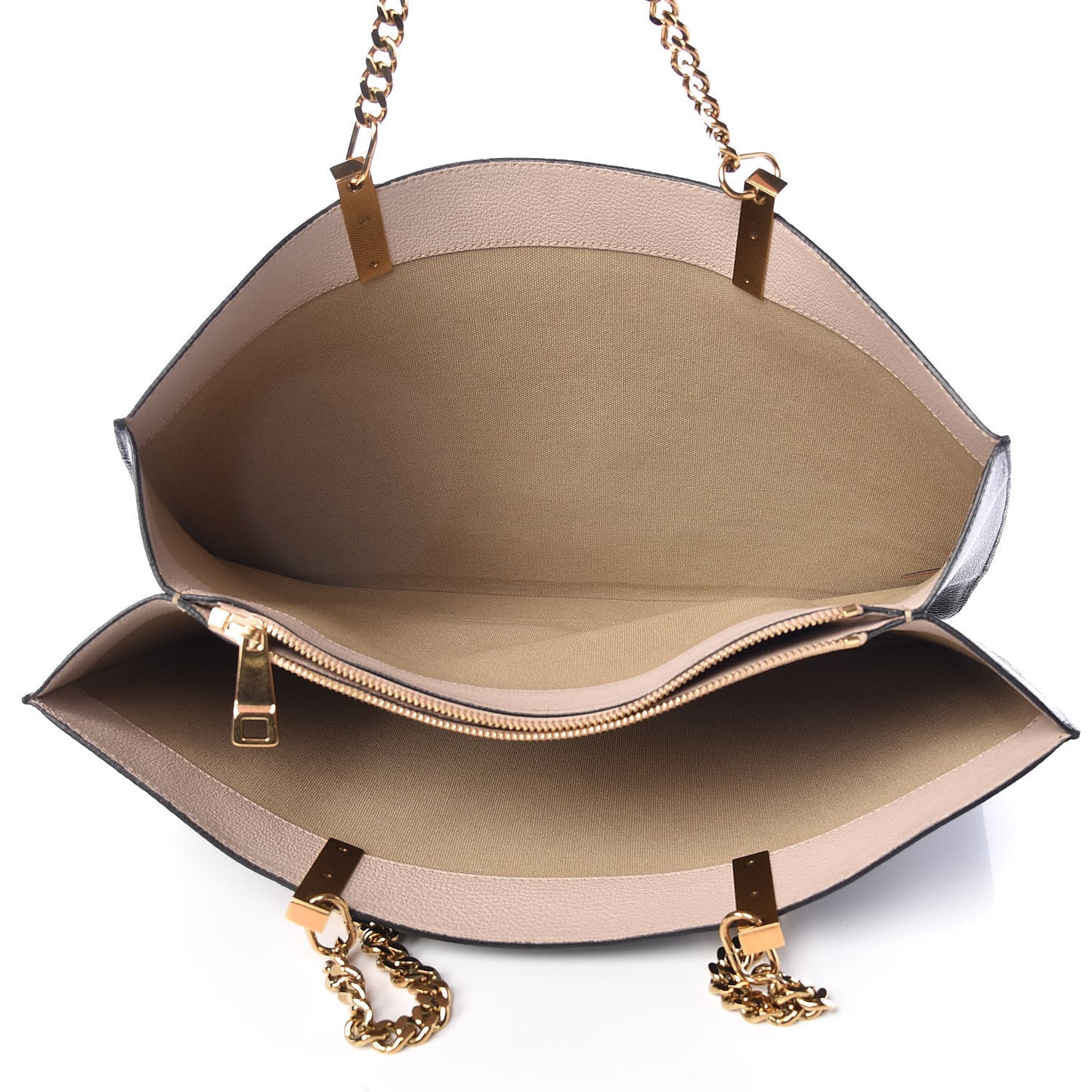 Calfskin Carey Tote Wet Sand