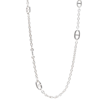 Hermes Sterling Silver Farandole Necklace 120 1 of 5