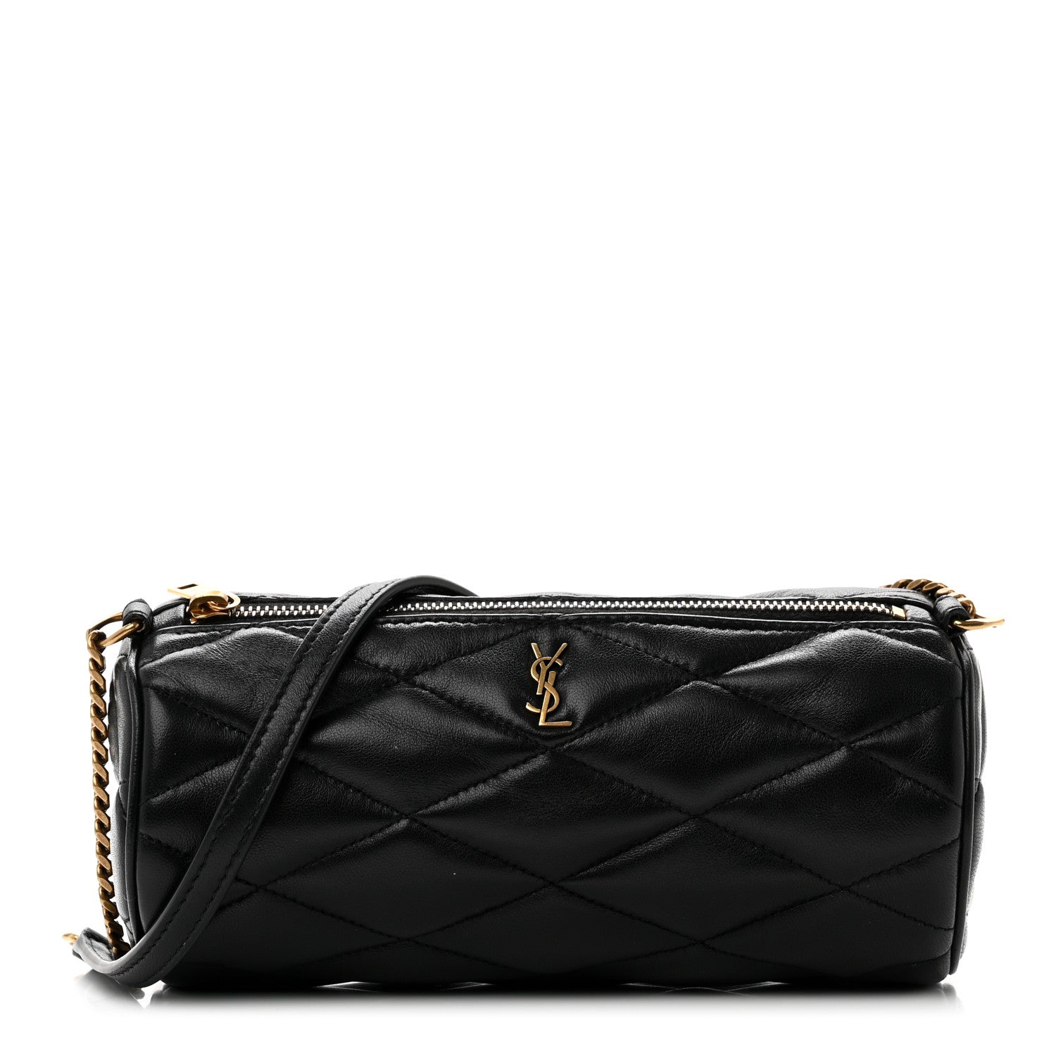 Saint Laurent Lambskin Monogram Mini Sade Tube Bag Black 1 of 7