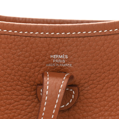 Hermes Taurillon Clemence Evelyne TPM Gold 6 of 12