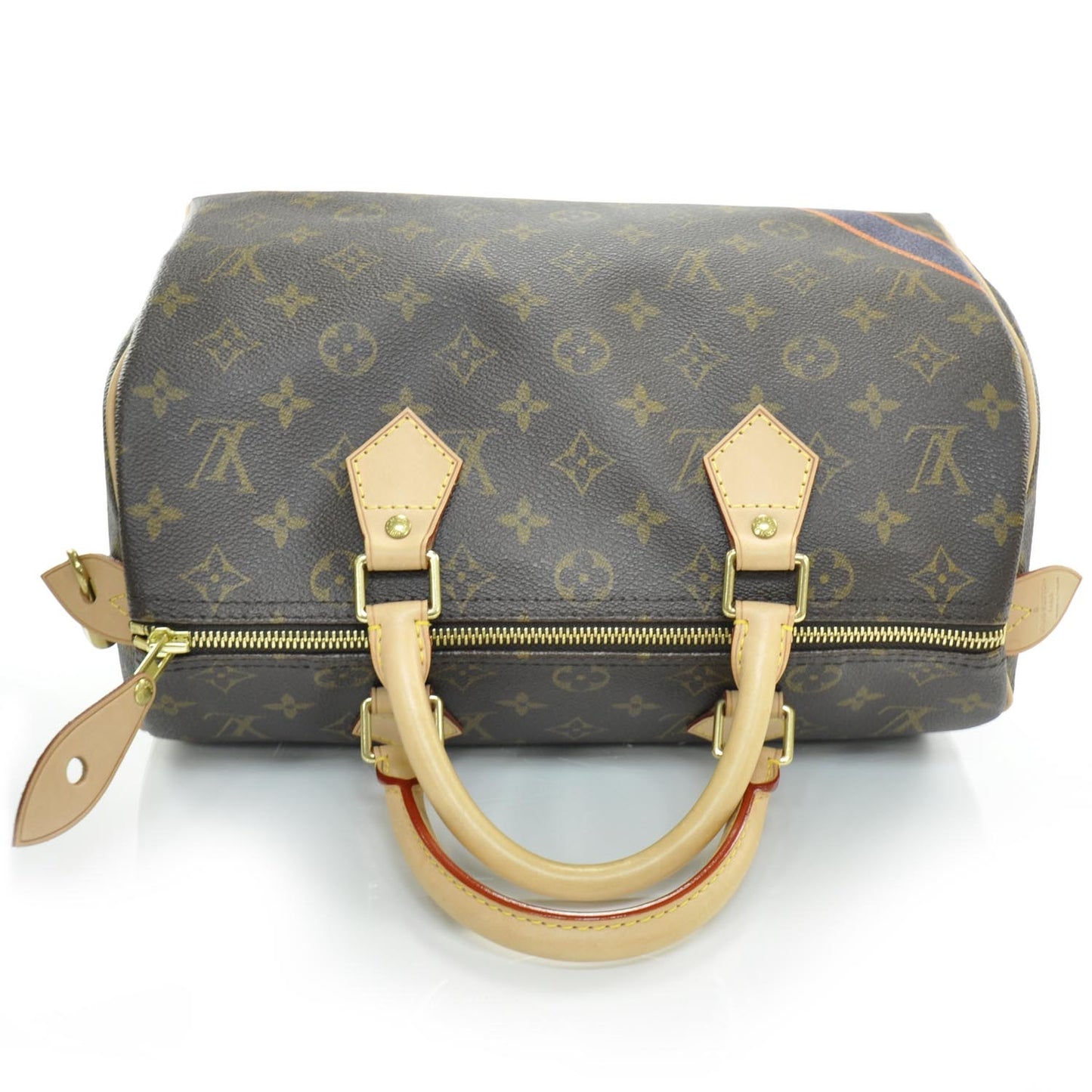 Monogram My LV Heritage Speedy 30 Blue Marine and Orange