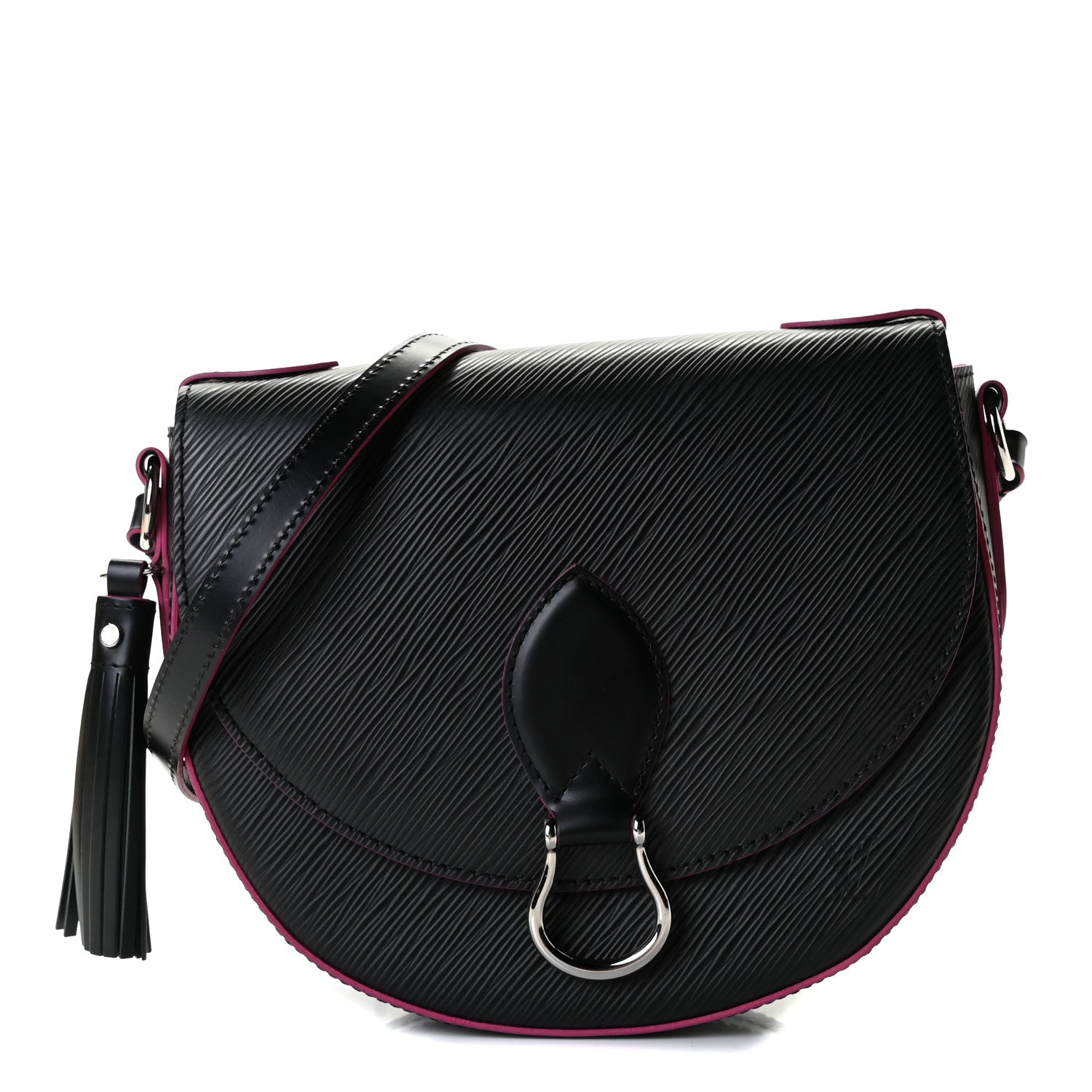 Louis Vuitton Epi Saint Cloud NM Black Hot Pink 1 of 8