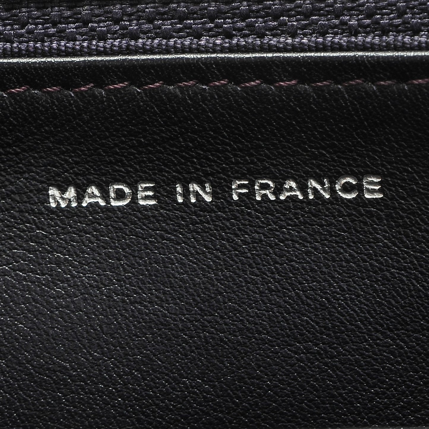 Patent Quilted Wallet On Chain WOC Dark Purple