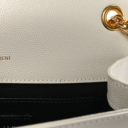 Saint Laurent Grain De Poudre Small Monogram Kate Satchel Crema Soft 11 of 12