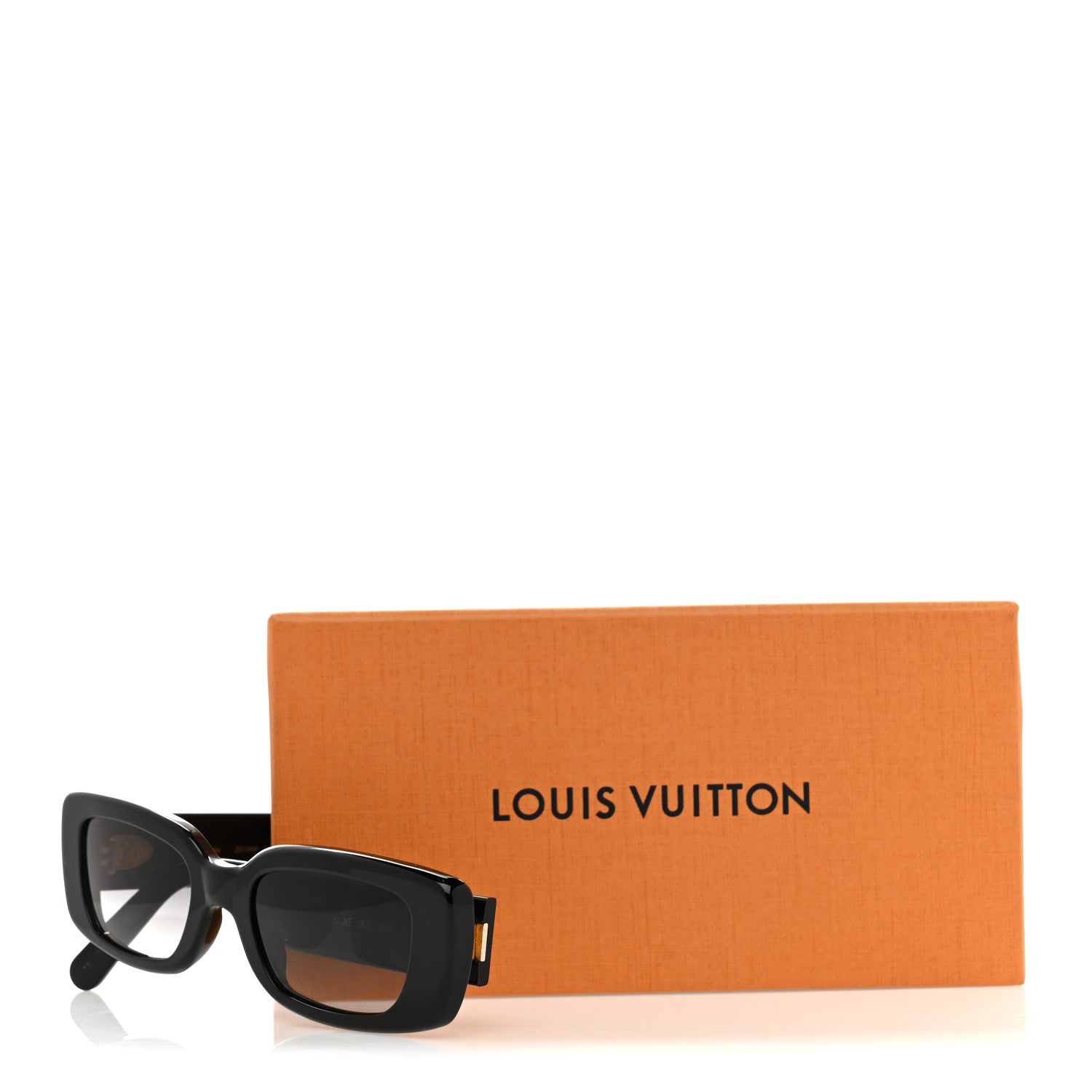 Louis Vuitton Acetate LV Circle Cat Eye Sunglasses Z2109W Black 7 of 7