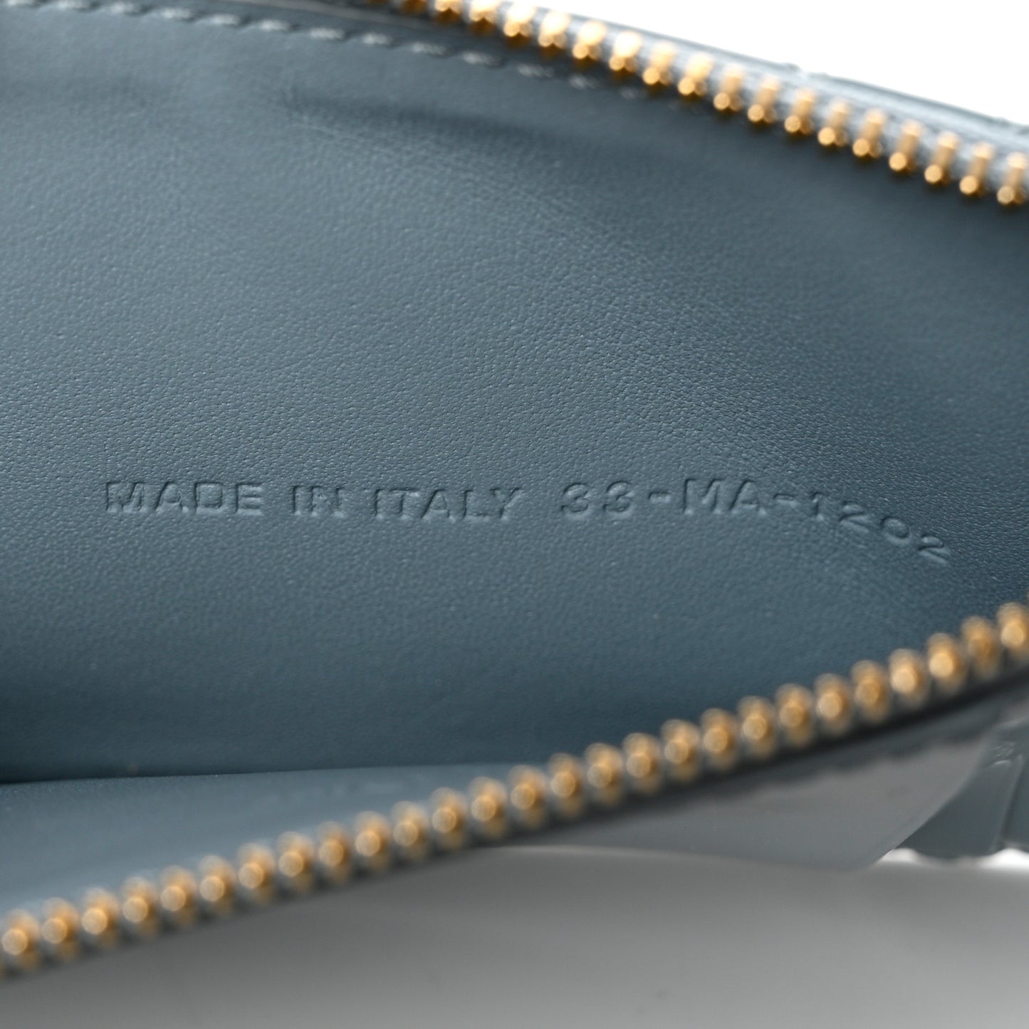 Patent Cannage Lady Dior Card Holder Cloud Blue
