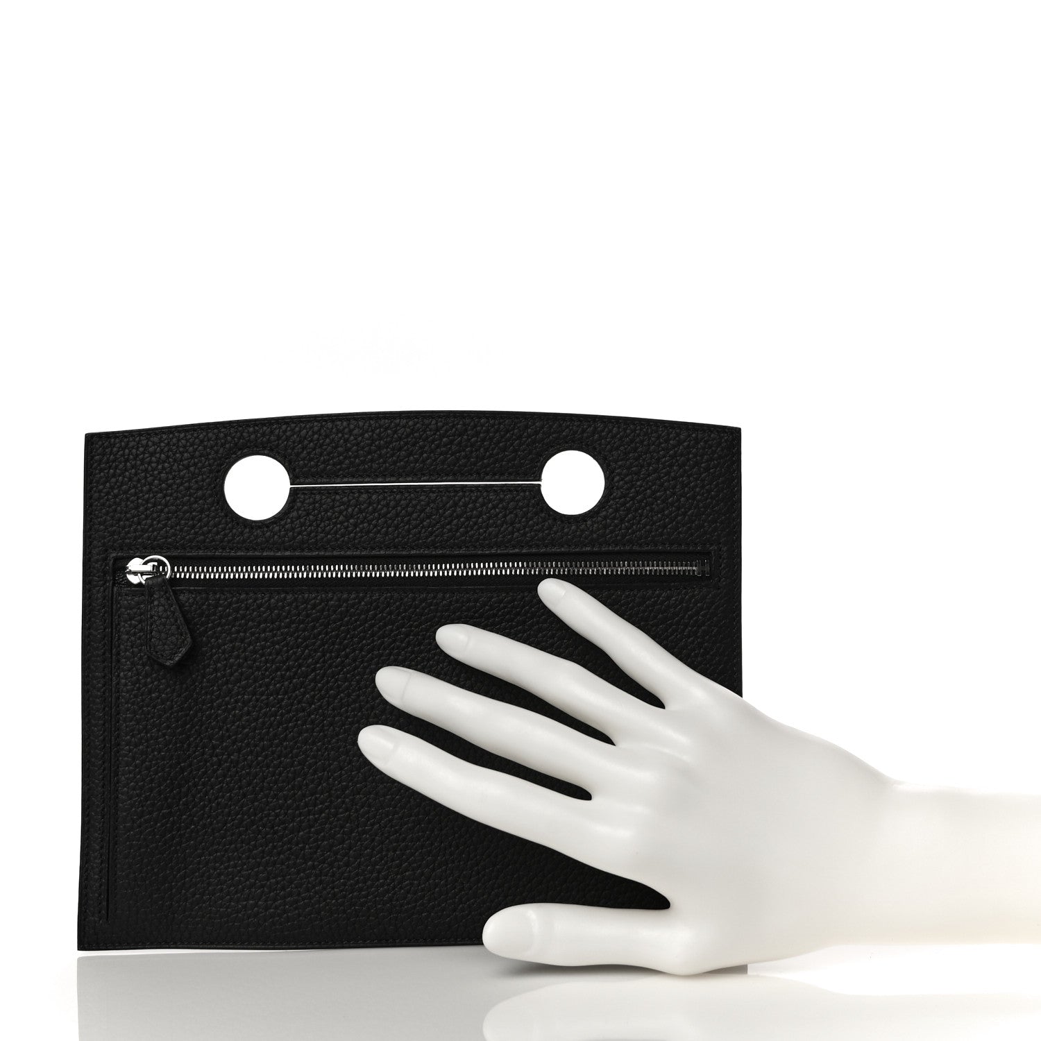 Hermes Togo Backpocket Pouch 30 Black 2 of 10