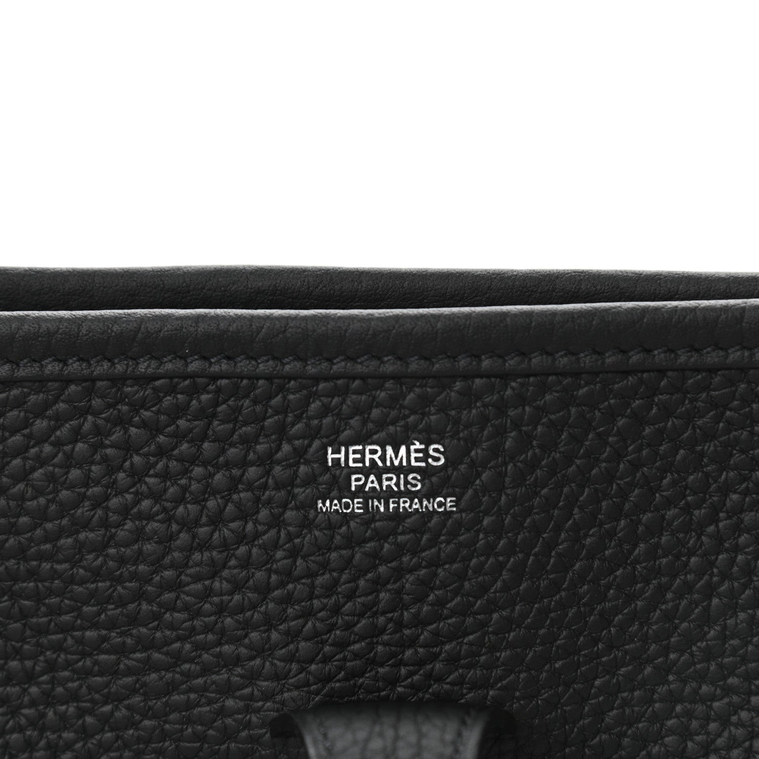 Hermes Taurillon Clemence Evelyne III PM Black 6 of 10