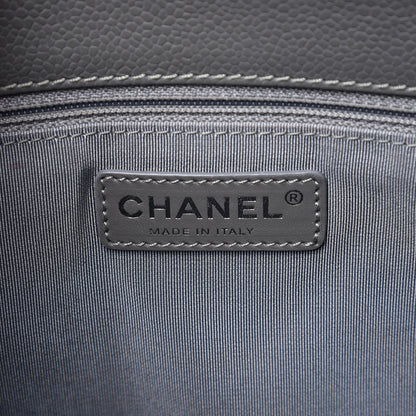 Chanel Caviar Quilted Grand Shopping Tote GST Grey 6 of 9